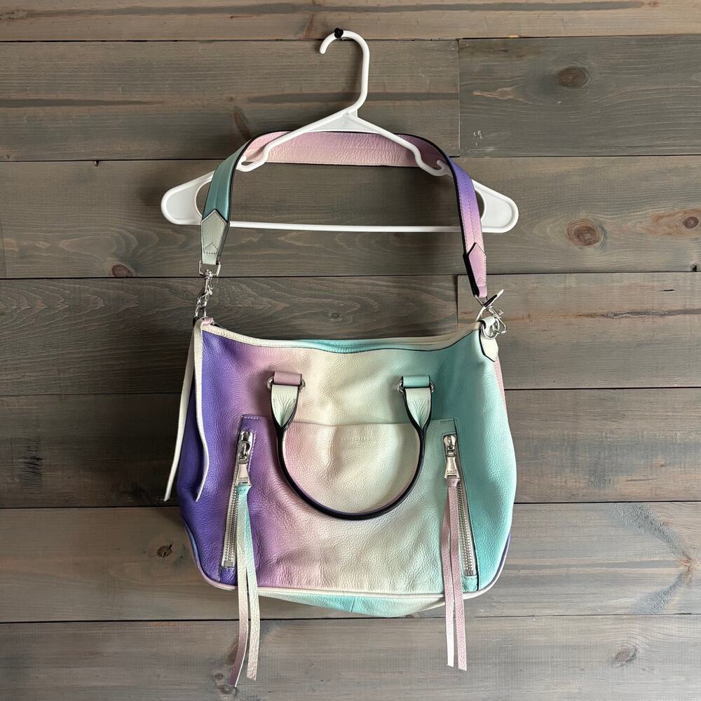 ANNIE KESTENBERG | Tamitha Satchel Leather Bag Aruba Ombre Pastel